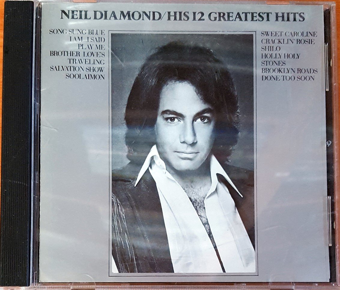 NEIL DIAMOND - HIS 12 GREATEST HITS (PRINTED IN JAPAN) CD 2.EL