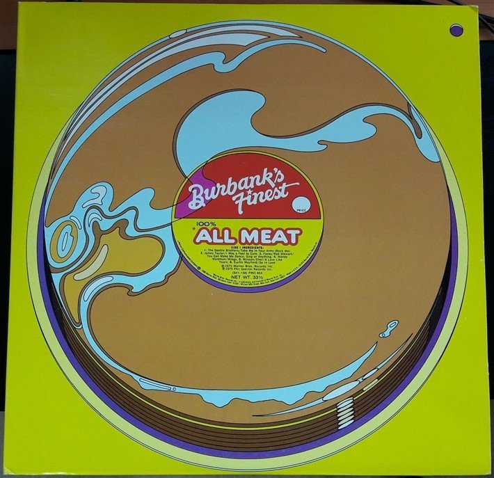 BURBANK'S FINEST 100% ALL MEAT (DOOBIE BROTHERS,JIMI HENDRIX,FACES,JAMES TAYLOR,EMMYLOU HARRIS...) - 2.EL 2PLAK SAMPLER