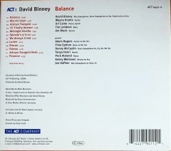 DAVID BINNEY - BALANCE (2002) - CD ACT MUSIC 2.EL