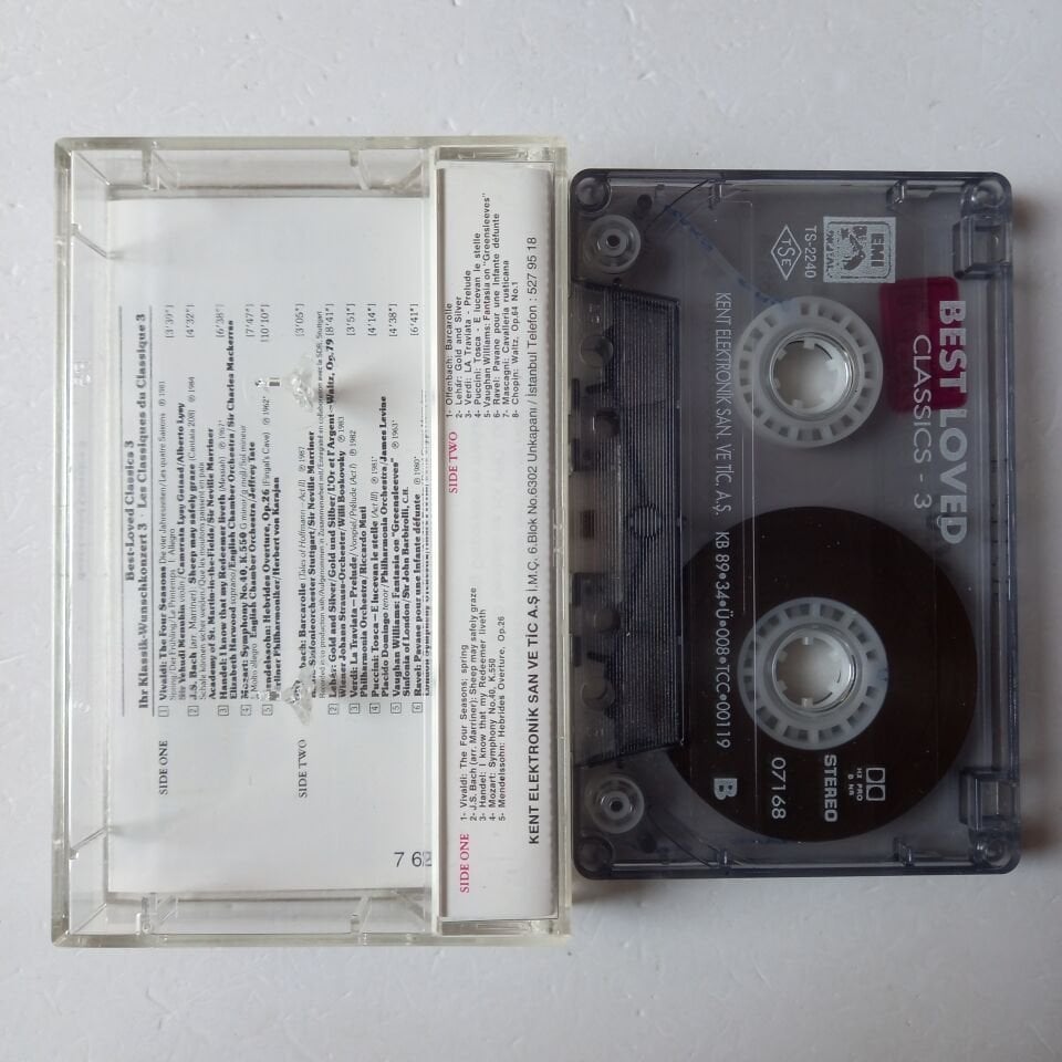 BEST LOVED CLASSICS - 3 (1989) - KASET 2.EL