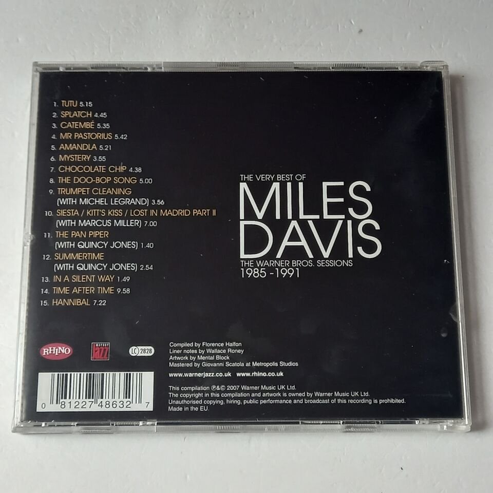 MILES DAVIS – THE VERY BEST OF MILES DAVIS / THE WARNER BROS. SESSIONS 1985-1991 (2007) - CD 2.EL