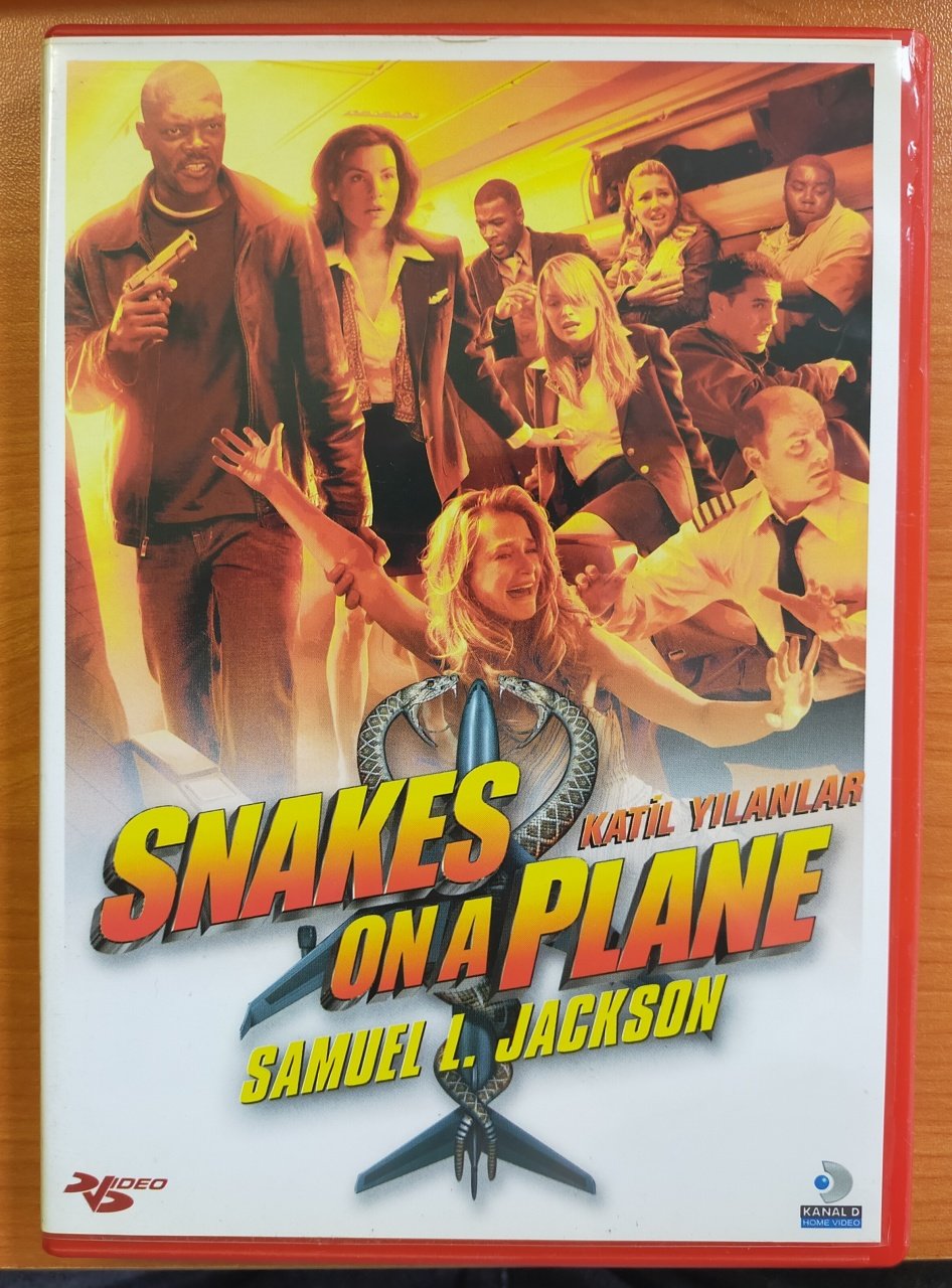 SNAKES ON A PLANE - KATİL YILANLAR - SAMUEL L. JACKSON - DVD 2.EL