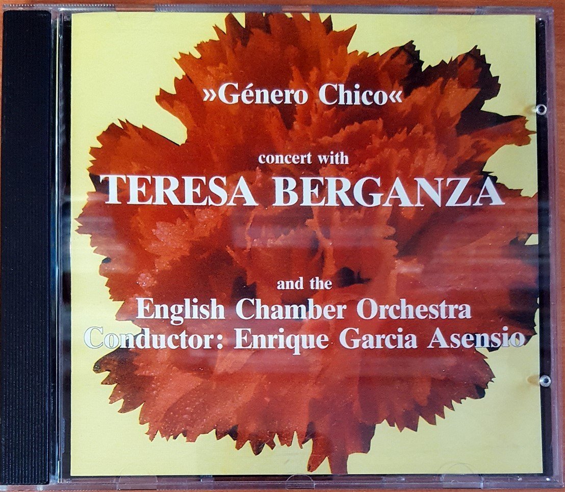 A GENERO CHICO CONCERT WITH TERESA BERGANZA AND THE ENGLISH CHAMBER ORCHESTRA / CONDUCTOR: ENRIQUE GARCIA ASENSIO (1993) DIVUCSA CD 2.EL