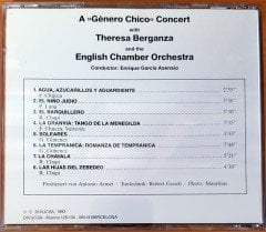A GENERO CHICO CONCERT WITH TERESA BERGANZA AND THE ENGLISH CHAMBER ORCHESTRA / CONDUCTOR: ENRIQUE GARCIA ASENSIO (1993) DIVUCSA CD 2.EL