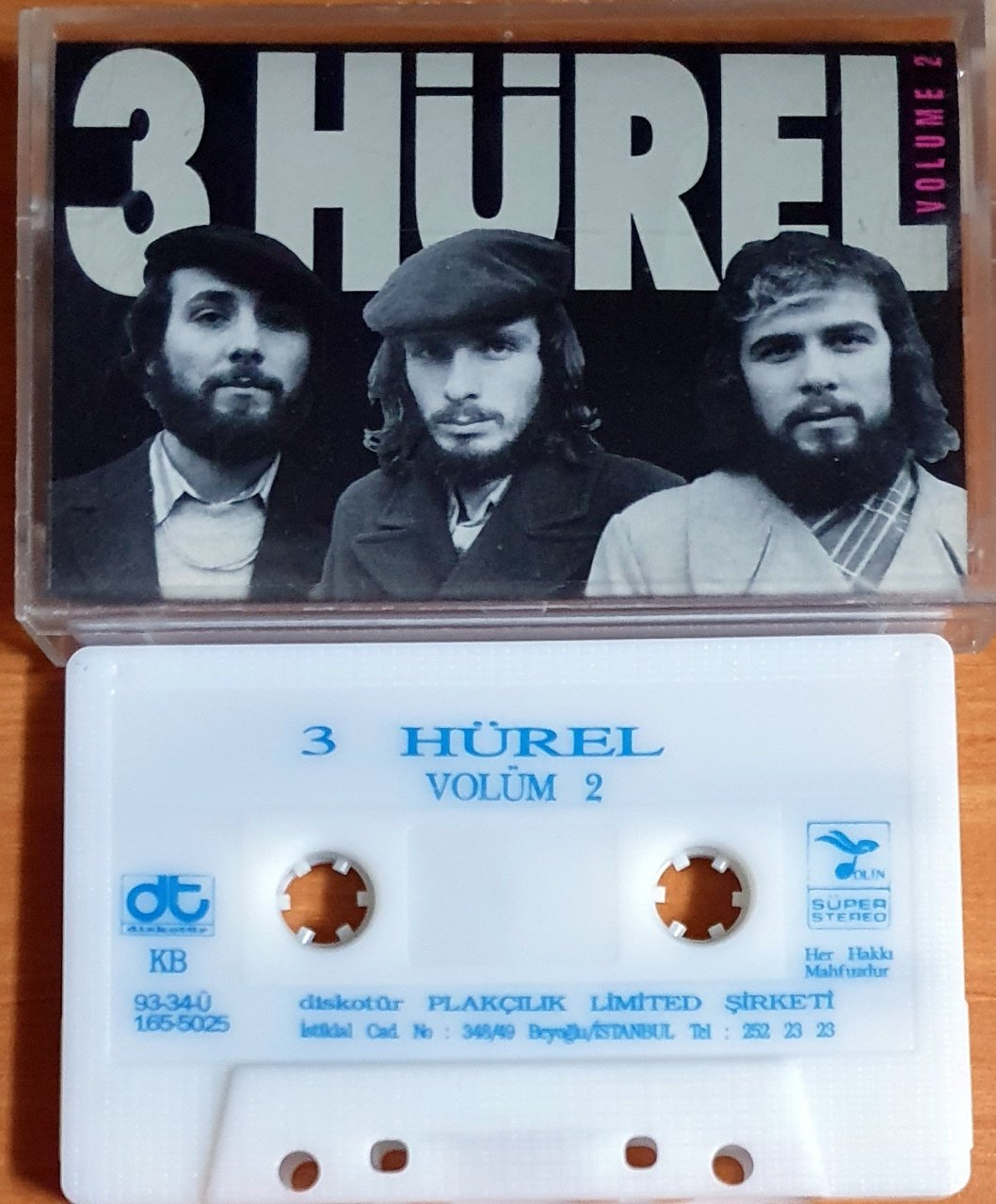 3 HÜREL - VOLUME 2 (1993) - KASET 2.EL