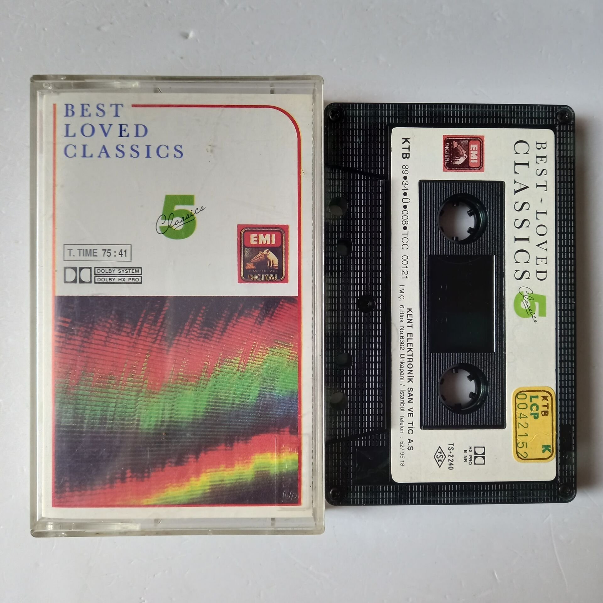 BEST LOVED CLASSICS - 5 (1989) - KASET 2.EL
