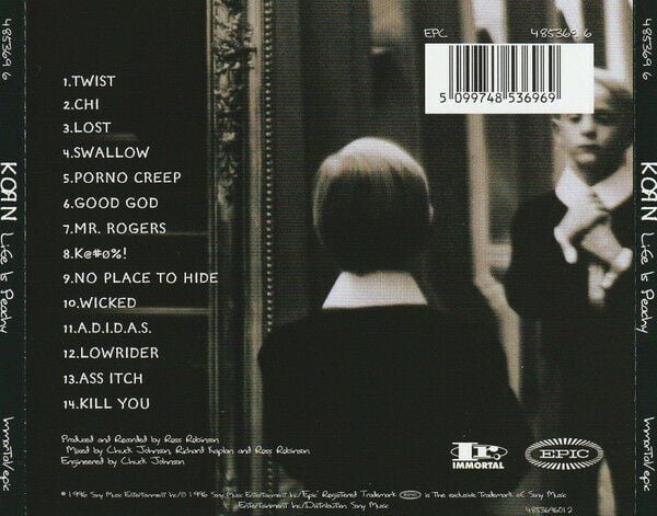 KORN - LIFE IS PEACHY (1996) - CD JEWEL CASE AMBALAJINDA SIFIR