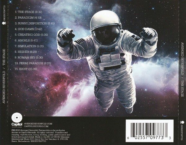 AVENGED SEVENFOLD – THE STAGE (2016) - CD JEWEL CASE AMBALAJINDA SIFIR