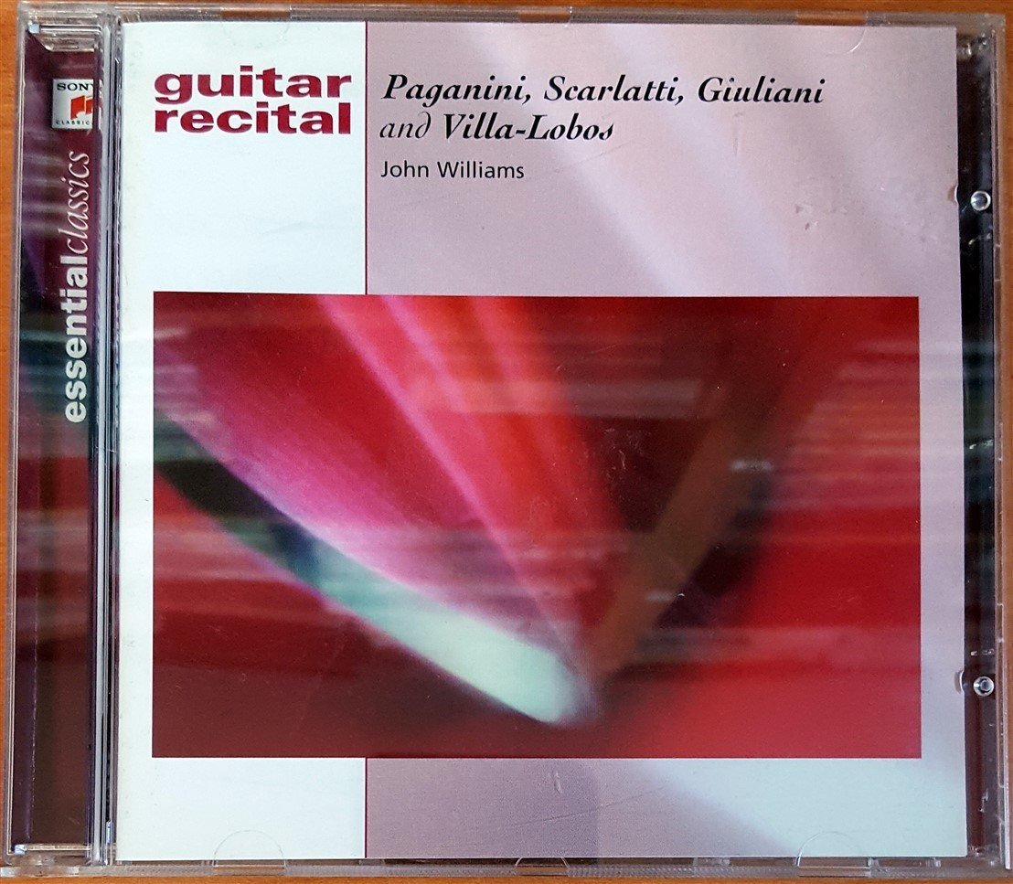 GUITAR RECITAL / PAGANINI, SCARLATTI, GIULIANI, VILLA-LOBOS / GUITAR: JOHN WILLIAMS (2001) CD 2.EL