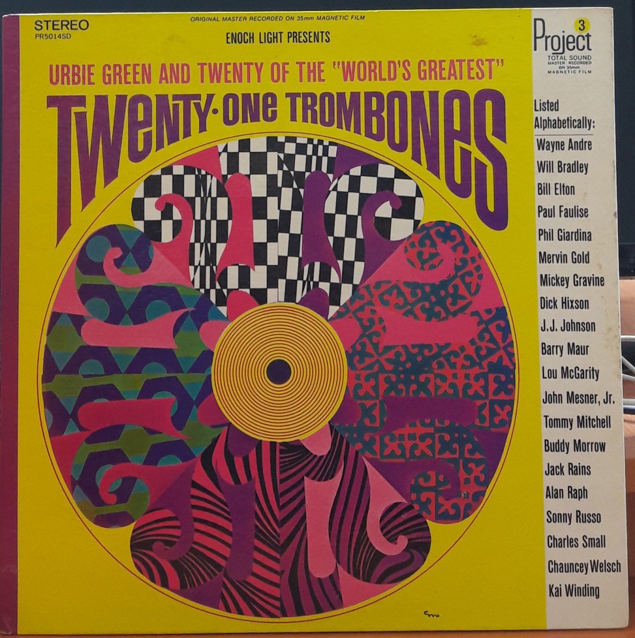 21 TROMBONES - ENOCH LIGHT - PLAK 2.EL