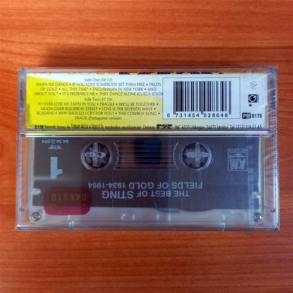 STING – FIELDS OF GOLD: THE BEST OF STING 1984 - 1994 (1994) - KASET SIFIR