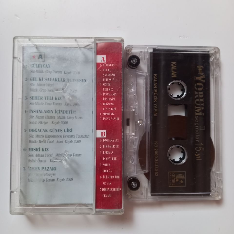 GRUP YORUM - SEÇMELER / 15. YIL (2000) - KASET 2.EL