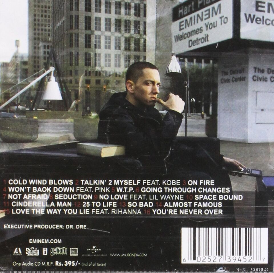 EMINEM - RECOVERY (2010) - CD JEWEL CASE AMBALAJINDA SIFIR
