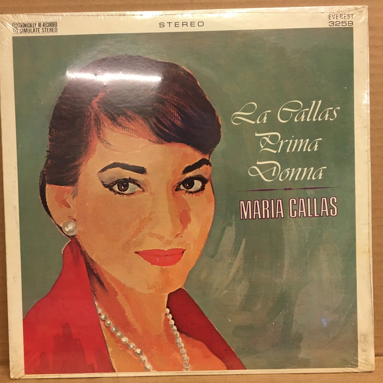 MARIA CALLAS LA CALLAS PRIMA DONNA DÖNEM BASKISI SIFIR PLAK