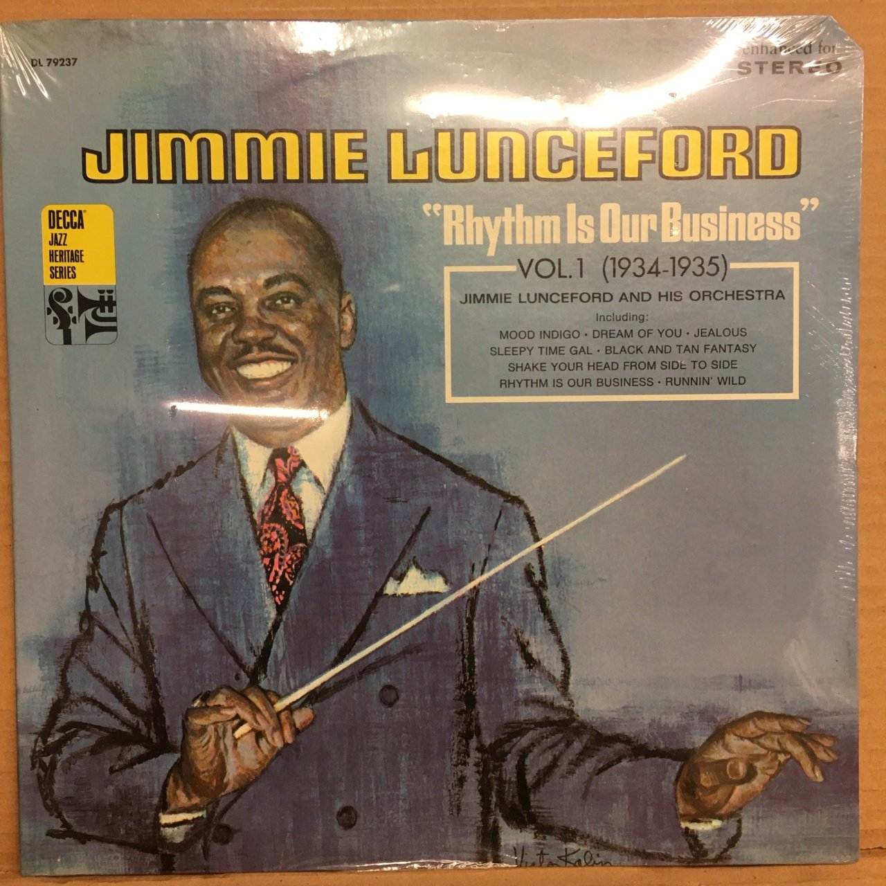 JIMMIE LUNCEFORD - RHYTHM IS OUR BUSINESS VOL.1 (1934-1935) - SIFIR PLAK