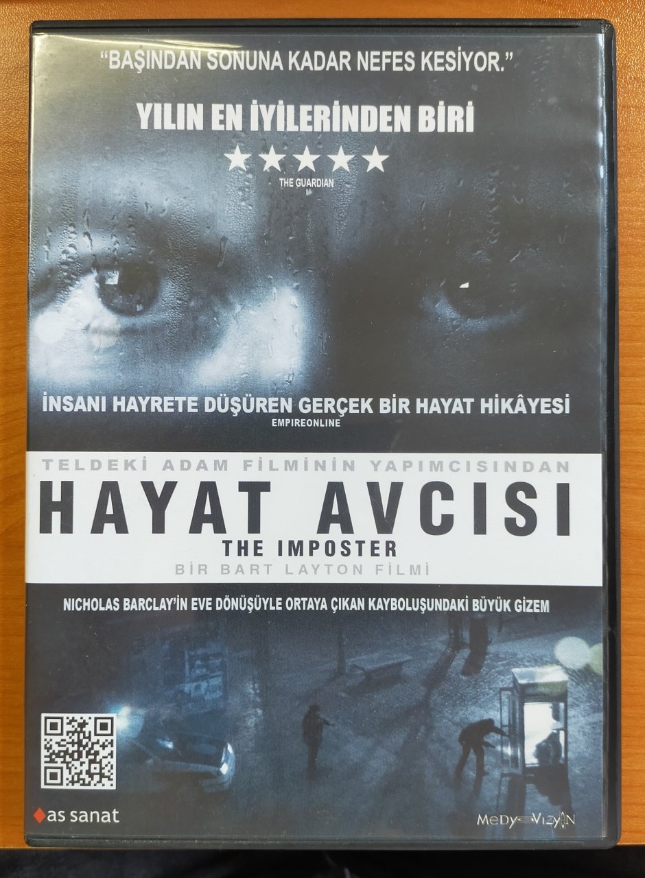 HAYAT AVCISI - THE IMPOSTER - BART LAYTON - DVD 2.EL