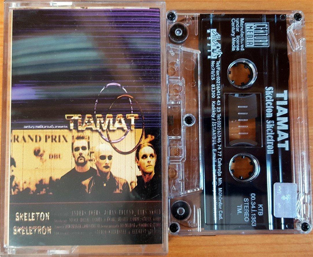TIAMAT - SKELETON SKELETRON (2000) ATLANTIS CASSETTE MADE IN TURKEY ''USED''