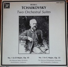 TCHAIKOVSKY: ORCHESTRAL SUITES NOS: 1&3, MOSCOW RADIO ORCHESTRA, MOSCOW PHILHARMONIC ORCHESTRA - 2LP 2.EL