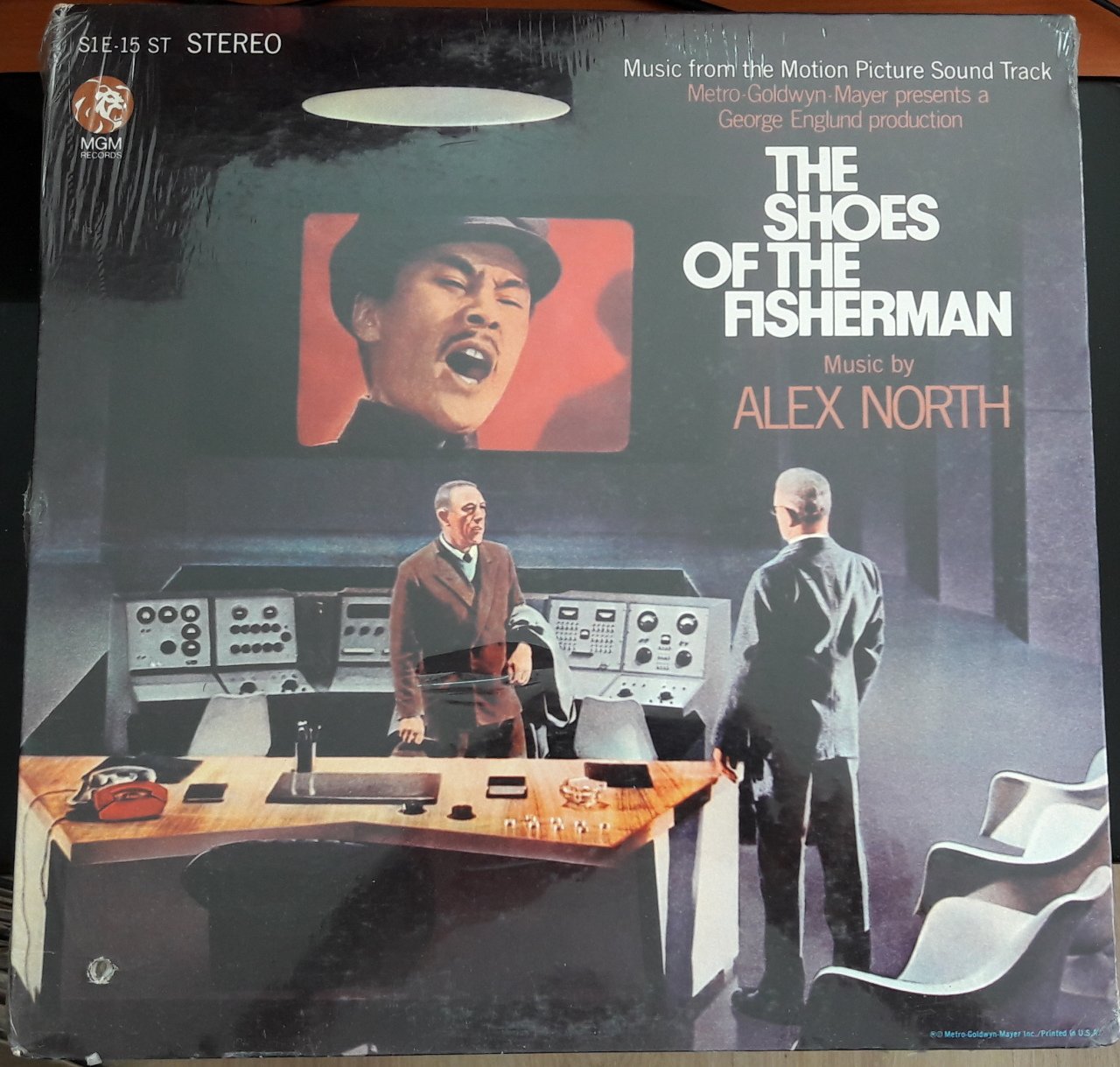 THE SHOES OF THE FISHERMAN - SOUNDTRACK - ALEX NORTH - SIFIR PLAK
