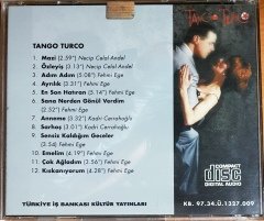 TANGO TURCO / EROL URAS, SERDAR YALÇIN, RUHİ AYANGİL, MUTLU TORUN (1999) TÜRKİYE İŞ BANKASI KÜLTÜR YAYINLARI CD 2.EL