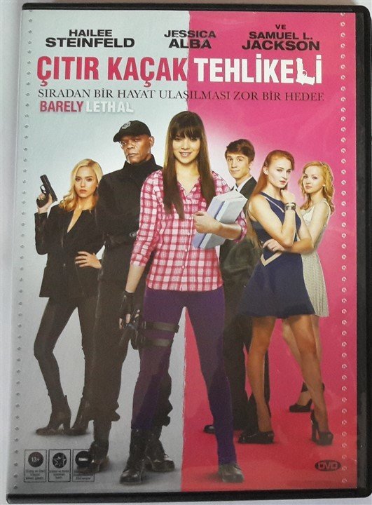 ÇITIR KAÇAK TEHLİKELİ - BARELY LETHAL - HAILEE STEINFELD - SAMUEL L. JACKSON - DVD 2.EL