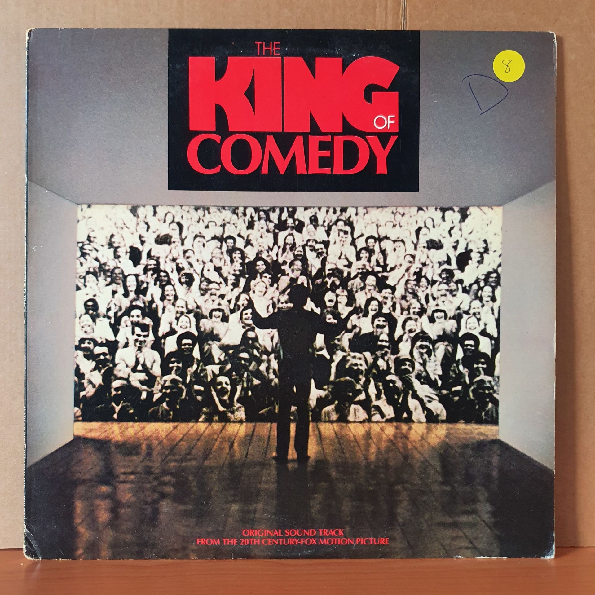 THE KING OF COMEDY SOUNDTRACK / PRETENDERS, B.B. KING, TALKING HEADS, BOB JAMES, DAVID SANBORN, VAN MORRISON (1983) - LP 2.EL PLAK