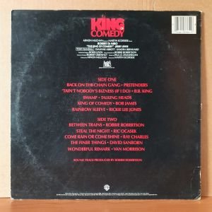 THE KING OF COMEDY SOUNDTRACK / PRETENDERS, B.B. KING, TALKING HEADS, BOB JAMES, DAVID SANBORN, VAN MORRISON (1983) - LP 2.EL PLAK