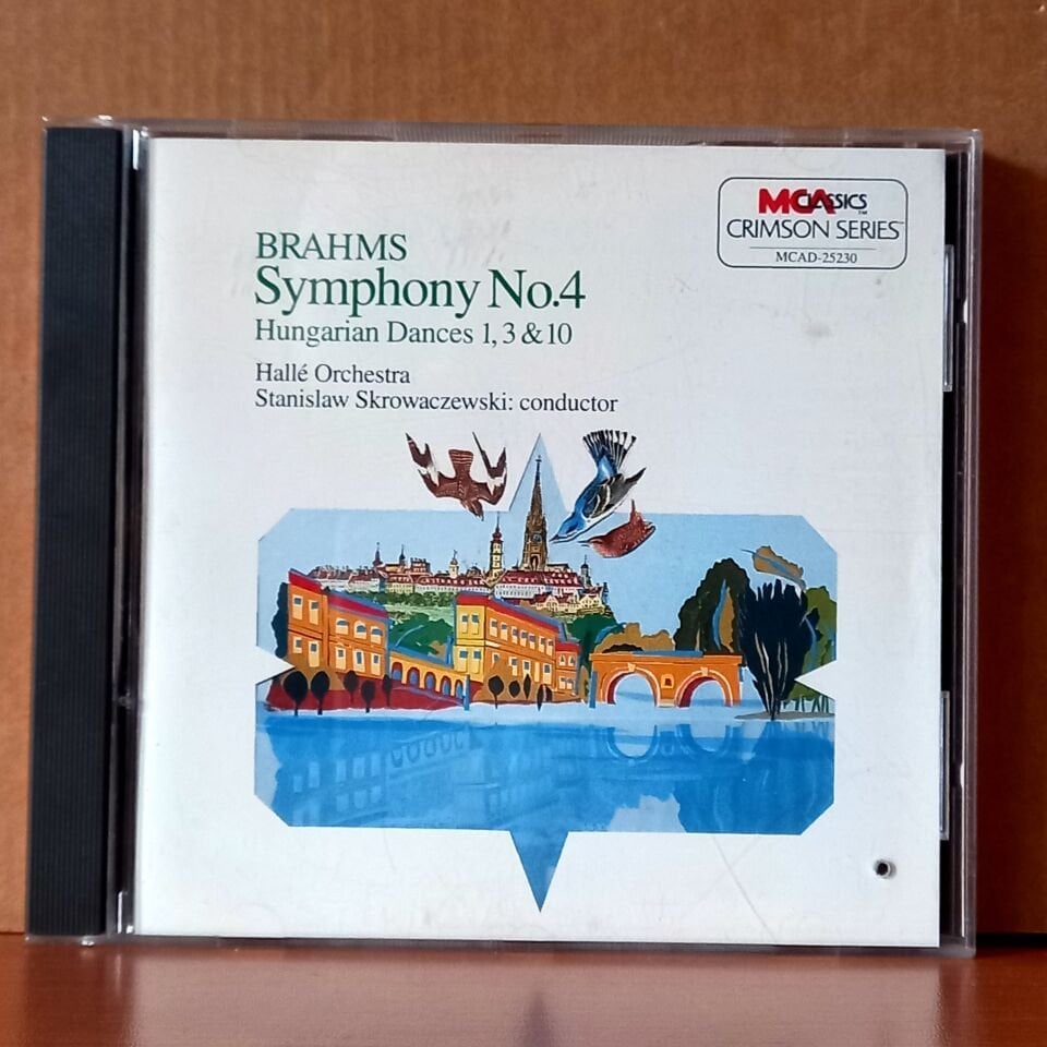 BRAHMS: SYMPHONY NO.4 / HUNAGARIAN DANCES 1,3 & 10 / HALLE ORCHESTRA, STANISLAW SKROWACZEWSKI (1988) - CD 2.EL