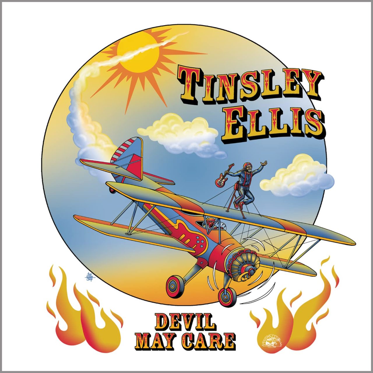 TINSLEY ELLIS - DEVIL MAY CARE (2022) - LP KIRMIZI RENKLİ SIFIR PLAK