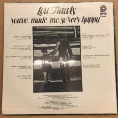 LOU RAWLS - YOU'VE MADE ME SO VERY HAPPY (1970) 1979 ESKİ BASKI SIFIR PLAK (1969) REISSUE 2.EL PLAK (1970) 2.EL PLAK