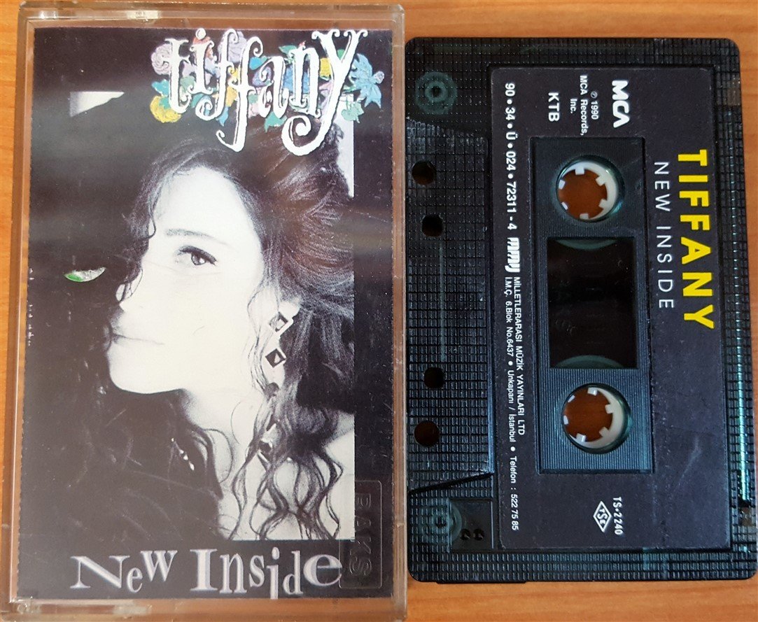 TIFFANY - NEW INSIDE (1990) MMY CASSETTE MADE IN TURKEY ''USED'' PAPER LABEL