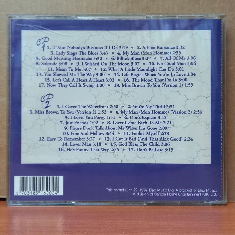 BILLIE HOLIDAY – ALL OF ME (1997) - 2CD 2.EL