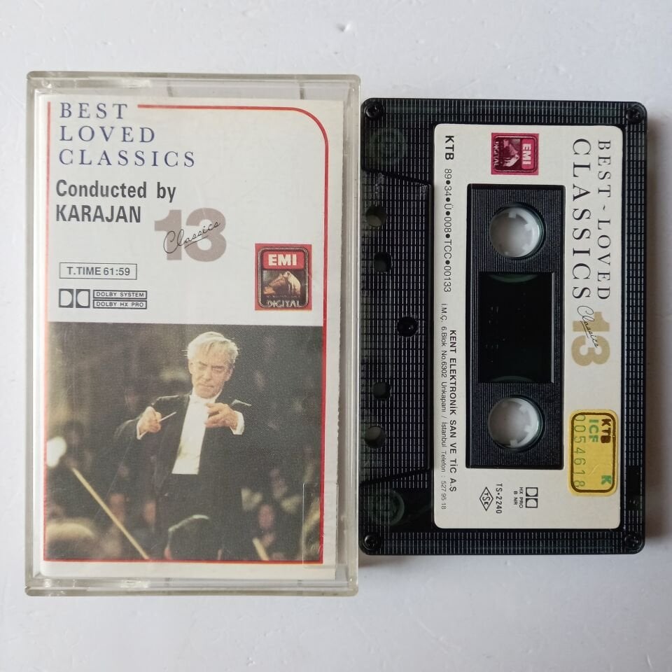 BEST LOVED CLASSICS - 13 / CONDUCTED BY KARAJAN (1989) - KASET 2.EL