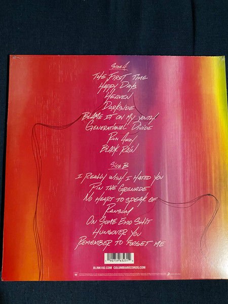 BLINK 182 - NINE (2019) - LP SIFIR PLAK