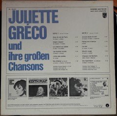 JULIETTE GRÉCO - UND IHRE GROßEN CHANSONS - 2.EL PLAK