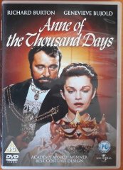 ANNE OF THE THOUSAND DAYS - RICHARD BURTON - GENEVIEVE BUJOLD - DVD 2.EL TR ALTYAZI YOKTUR