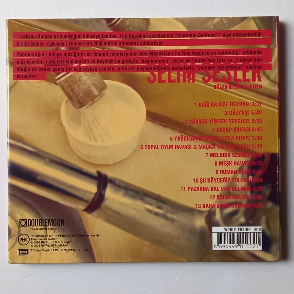 SELİM SESLER – OGLAN BİZİM KIZ BİZİM (2006) - CD DIGIPAK 2.EL