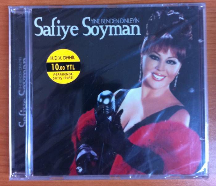 SAFİYE SOYMAN - YİNE BENDEN DİNLEYİN CD SIFIR