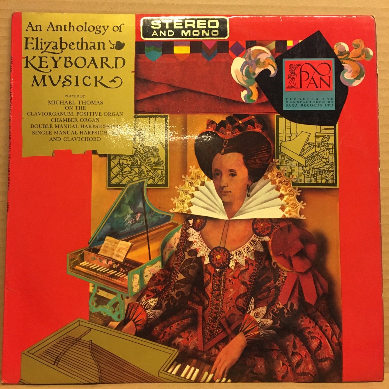 MICHAEL THOMAS - AN ANTHOLOGY OF ELIZABETHAN KEYBOARD MUSICK 2.EL PLAK