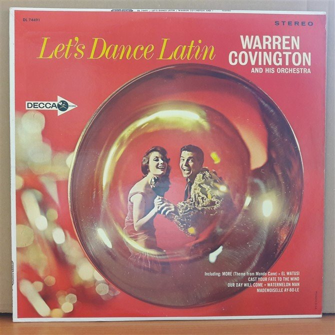 LET'S DANCE LATIN - WARREN COVINGTON AND HIS ORCHESTRA - LP PLAK 2.EL