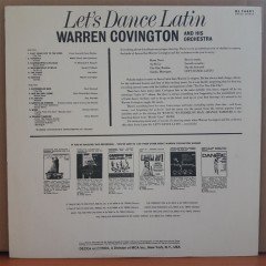 LET'S DANCE LATIN - WARREN COVINGTON AND HIS ORCHESTRA - LP PLAK 2.EL