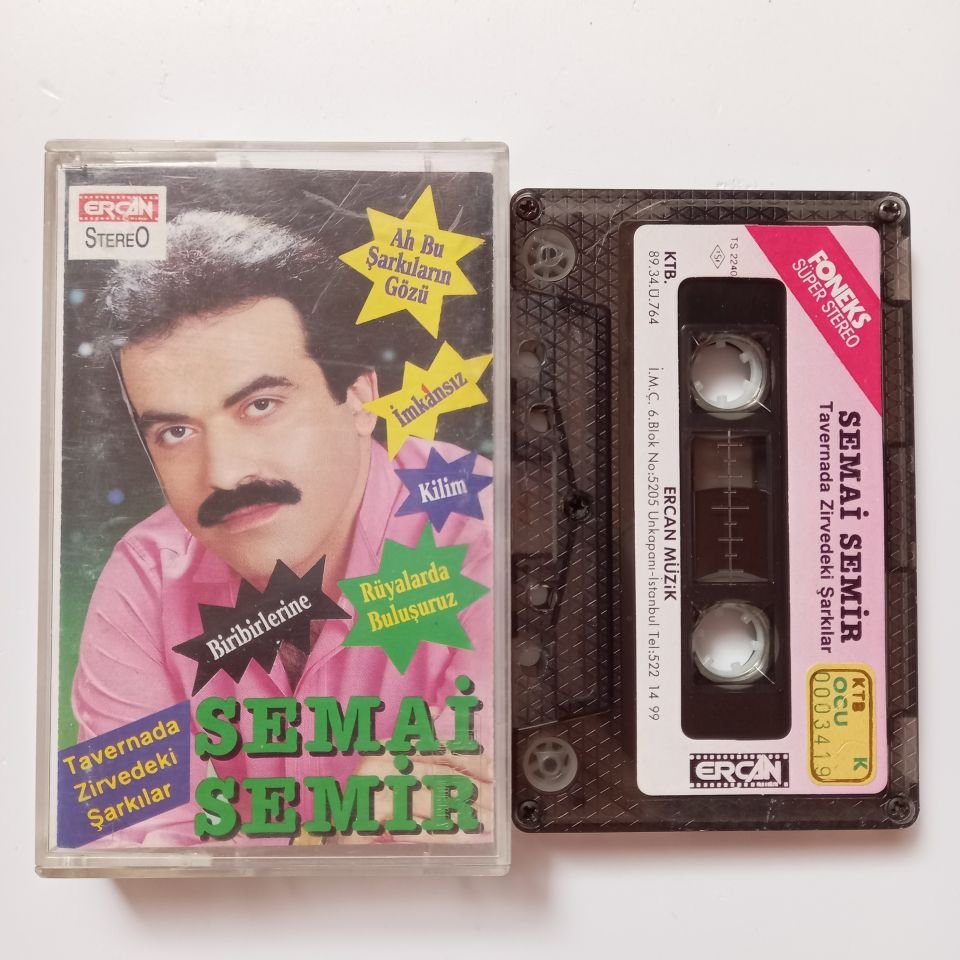 SEMAİ SEMİR - TAVERNA ZİRVEDEKİ ŞARKILAR (1989) - KASET 2.EL