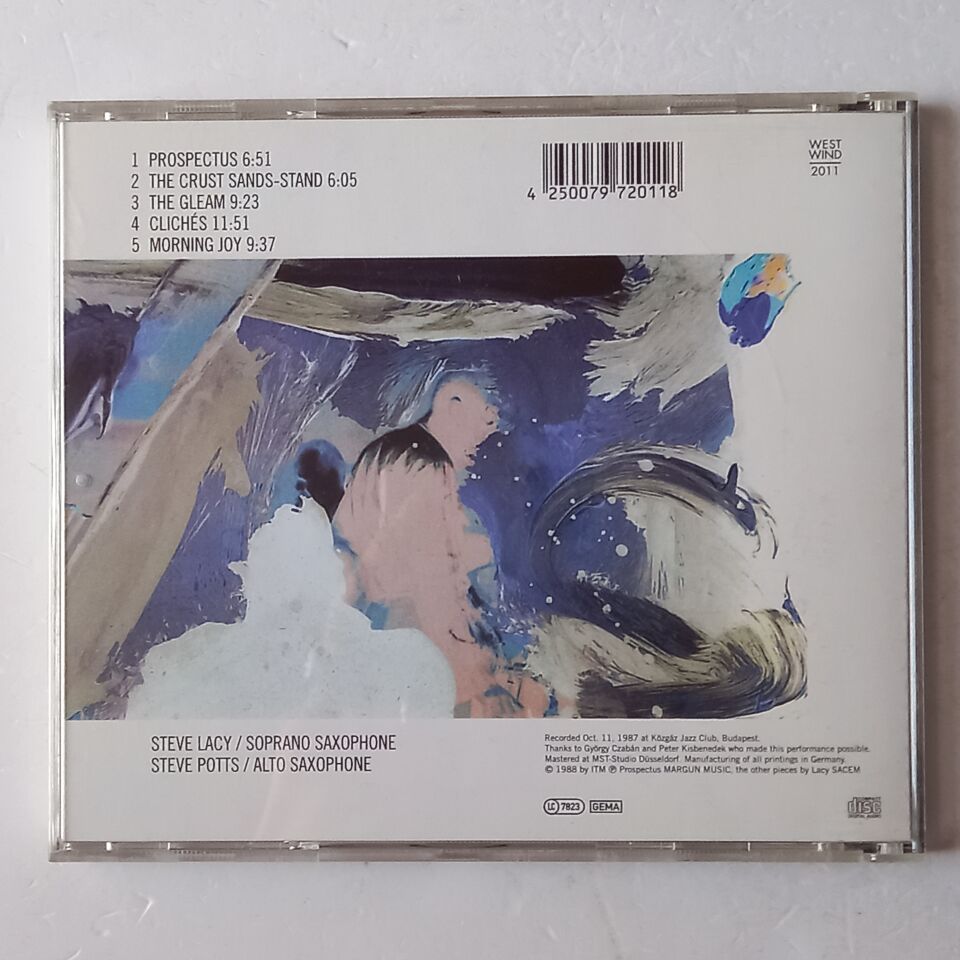 STEVE LACY, STEVE POTTS – LIVE IN BUDAPEST (1988) - CD 2.EL