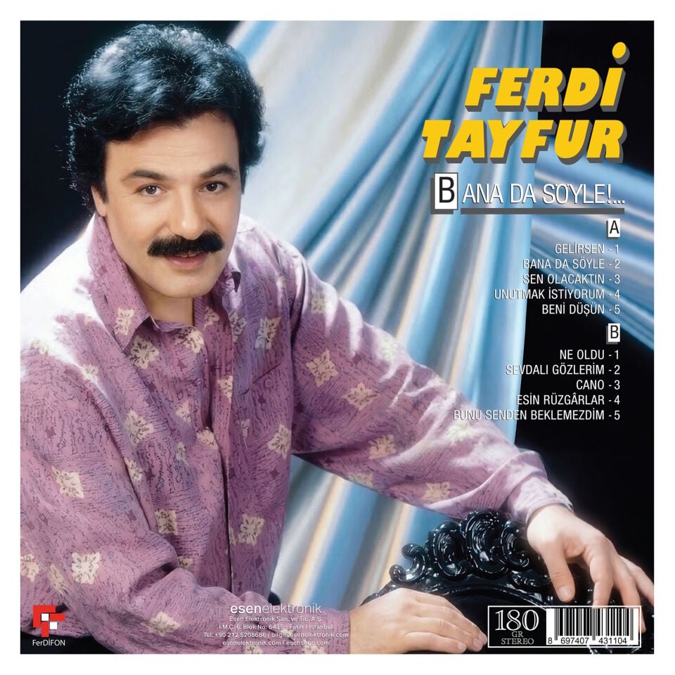 FERDİ TAYFUR - BANA DA SÖYLE (1991) - LP 2026 POSTER HEDİYELİ SIFIR PLAK