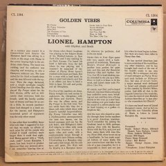 LIONEL HAMPTON - GOLDEN VIBES - LP 2.EL PLAK