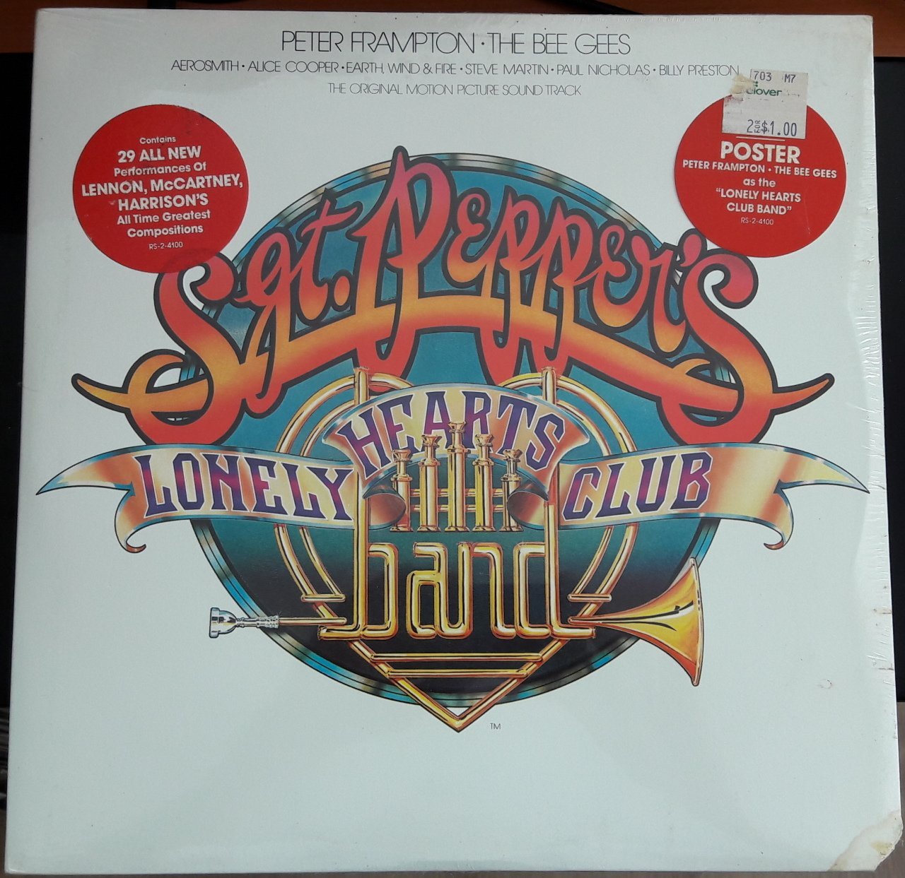 SGT. PEPPER'S LONELY HEARTS CLUB BAND - PETER FRAMPTON, THE BEE GEES (1979) - SOUNDTRACK - SIFIR PLAK