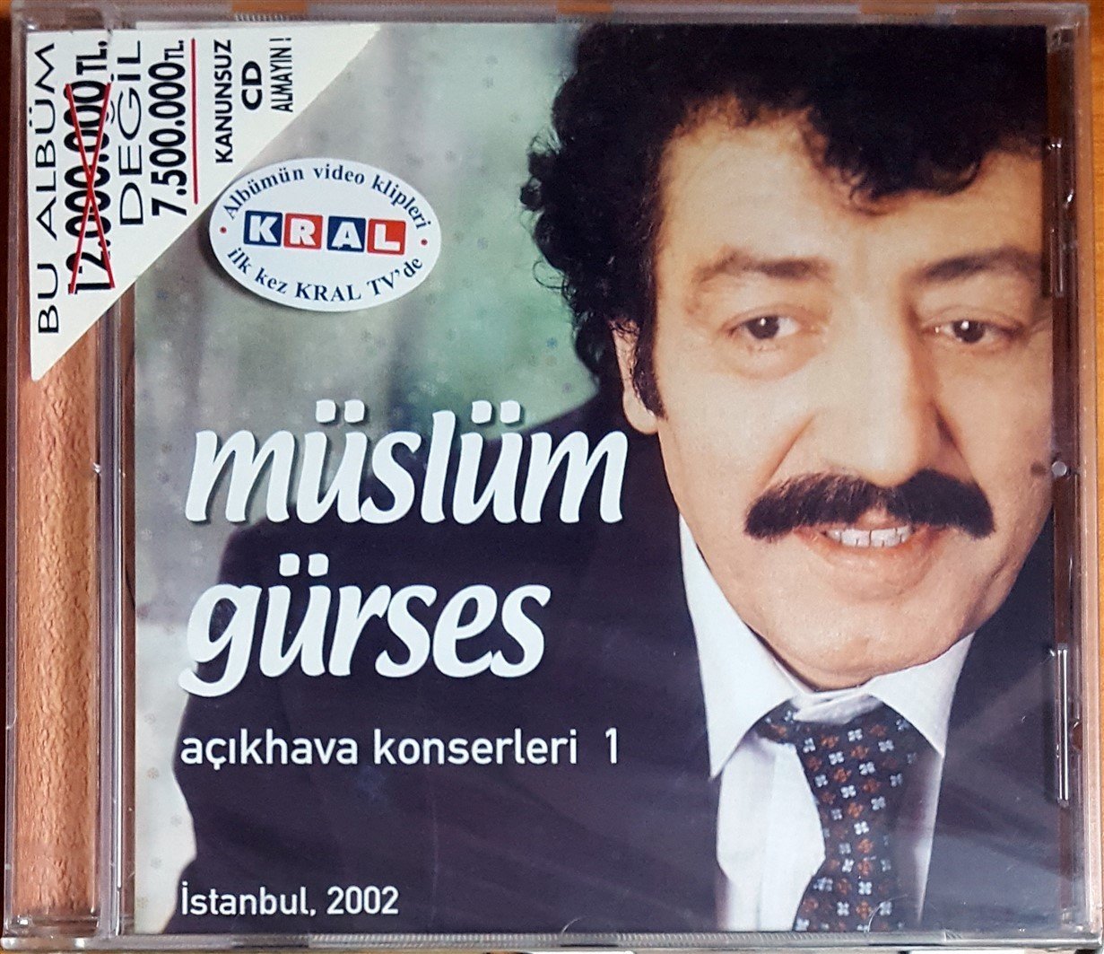 MÜSLÜM GÜRSES - AÇIKHAVA KONSERLERİ 1 / İSTANBUL 2002 (2002) UNIVERSAL CD SIFIR