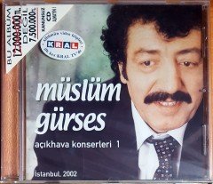 MÜSLÜM GÜRSES - AÇIKHAVA KONSERLERİ 1 / İSTANBUL 2002 (2002) UNIVERSAL CD SIFIR
