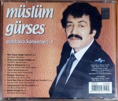 MÜSLÜM GÜRSES - AÇIKHAVA KONSERLERİ 1 / İSTANBUL 2002 (2002) UNIVERSAL CD SIFIR