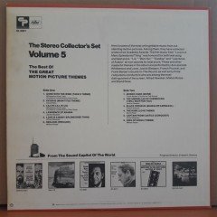 THE BEST OF THE GREAT MOTION PICTURE THEMES 5 - LP PLAK 2.EL